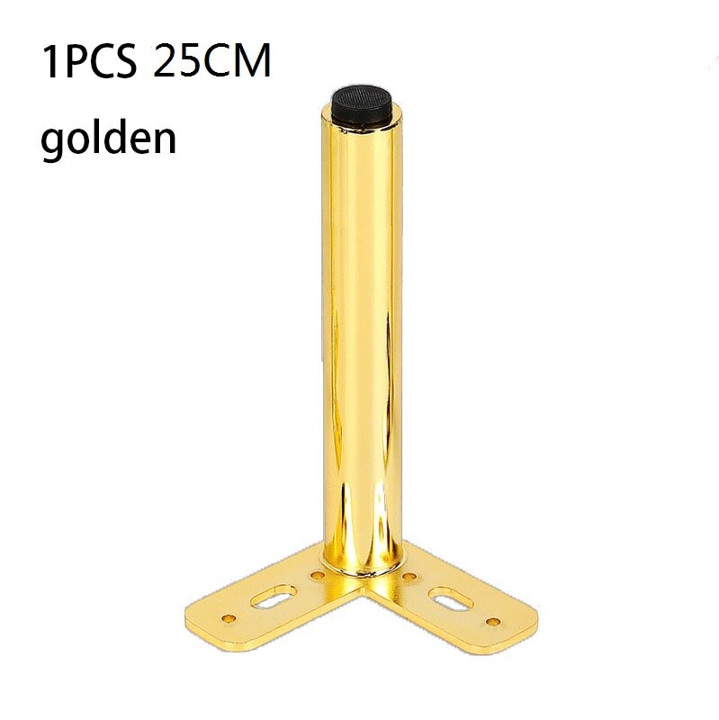 1/4PCS Adjustable Metal Furniture Legs Replacement for Sofa Office Couch Cabinet TV Stand Leg Black Iron with Screws: 1PCS 25CM
