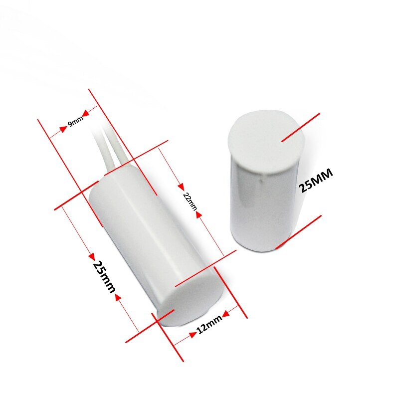 20pairs Magnetische Sensor 100V Verzonken Magnetische ABS Raam Deur Sensor Voor Houten Deur Contacten Sensoren Normaal Dicht 10W