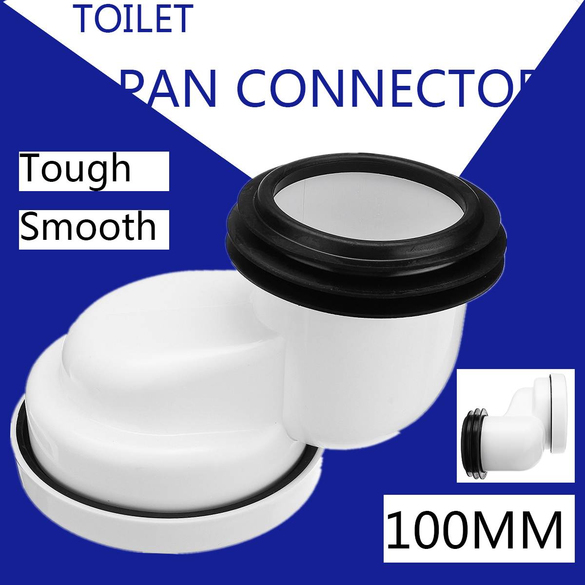 100mm pvc offset forkert justeret toilet wc affaldsbeholder tilslutning skål glat jord rør hvid pvc badeværelse toiletter dele tilbehør