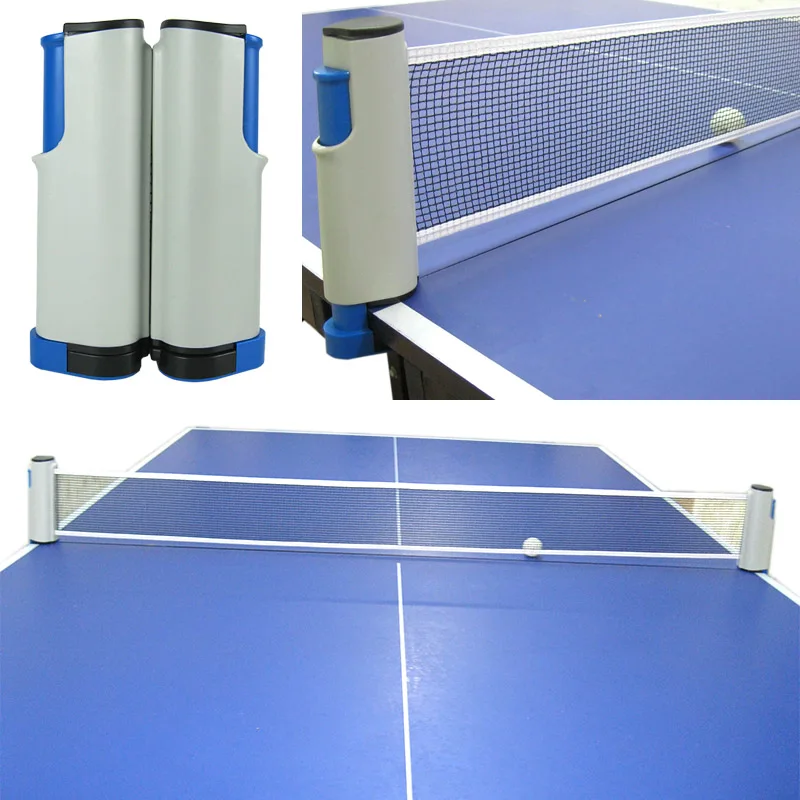 170 cm einziehbares Tischtennisnetz, tragbares Tischtennisnetz, 175 cm, skalierbarer Anzug für jedes Tischübungszubehör