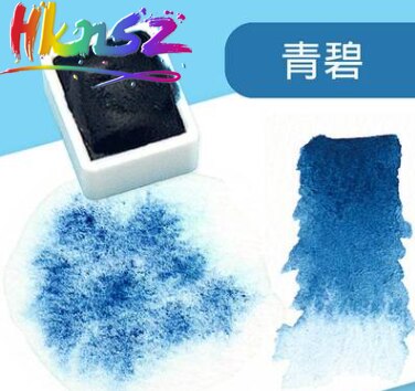 Super Vision Gelaagde Kleur Aquarel Pigment Water Kleur Verf Half Pan Voor Schilderij Tekening