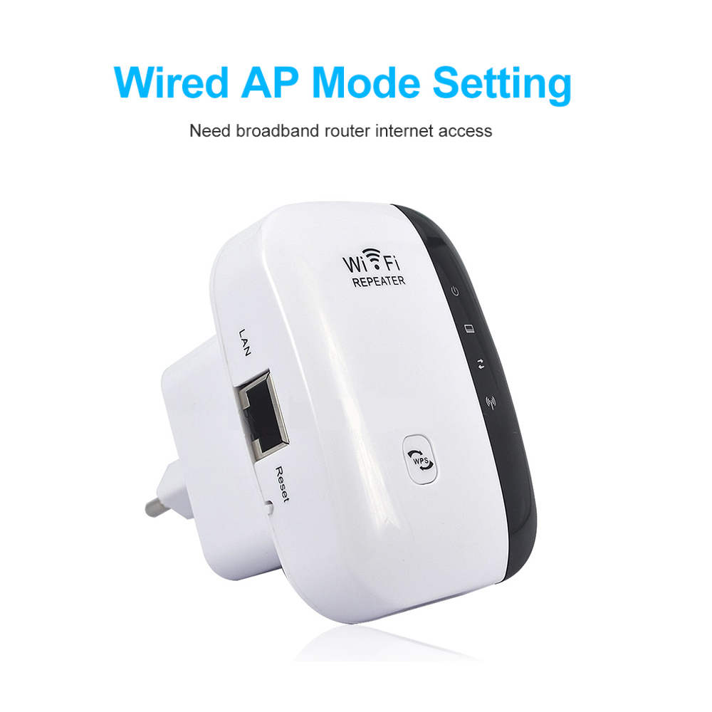 300Mbps WiFi Repeater WiFi Extender Amplifier WiFi Booster Wi Fi Signal 802.11N Long Range Wireless Wi-Fi Repeater Access Point