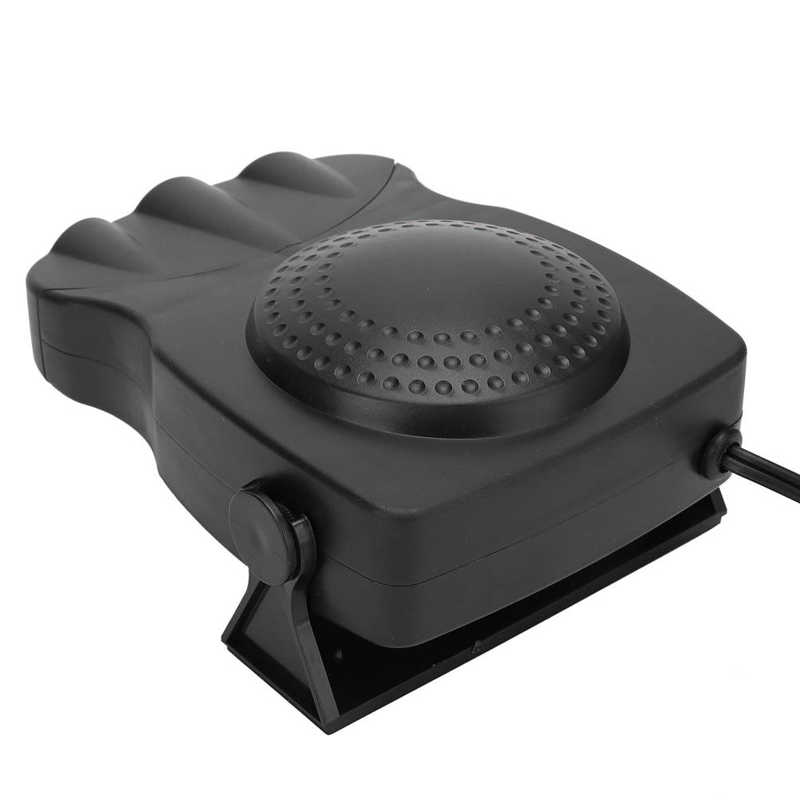 Keenso Auto ventilatorkachel 12 V, draagbaar, 12 V, 150 W, 2-in-1 ventilatorkachel, demister, winter, auto, interieur, staande verwarming met 180 graden draaibare houder (type 7