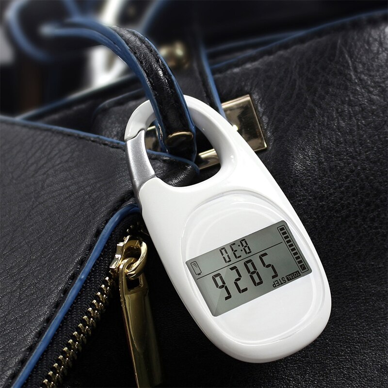 Fitness Pedometer Portable Pedometer Walking Steps Distance Calculation Counter Digital Pedometer 7 Day Memory Automatic Sleep