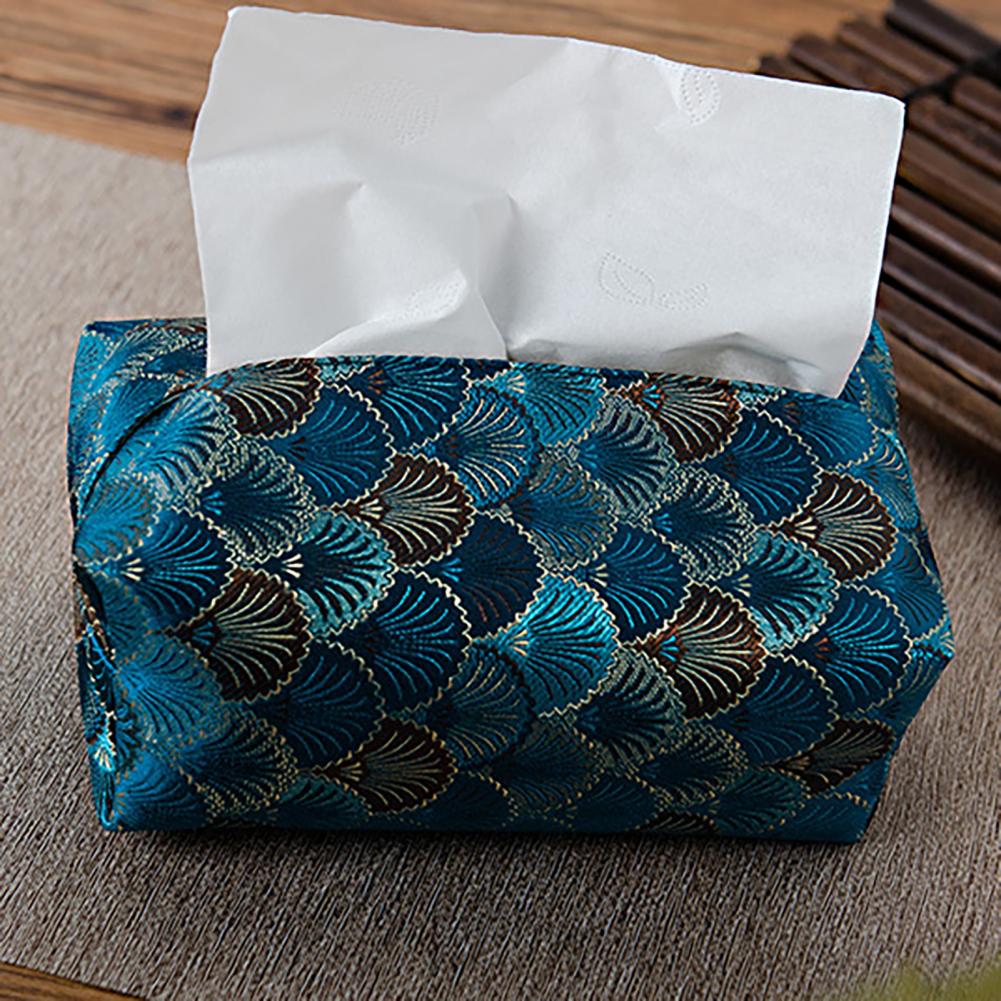 Pretty Tissue Storage Bag Wear-resistant Handmade Aesthetic Tissue Holder Pouch Tissue Box Tissue Case