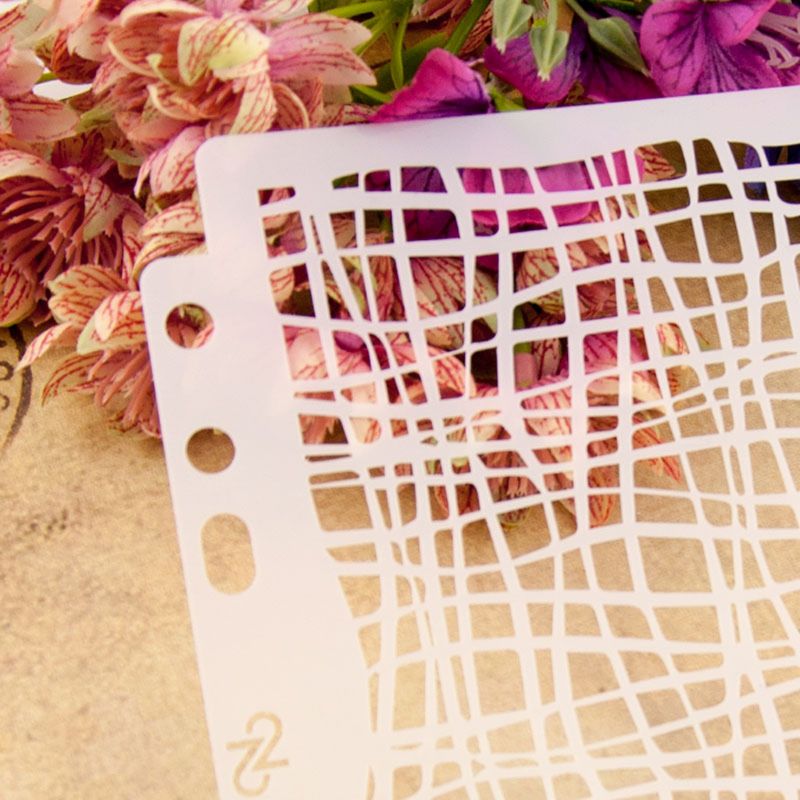 Net Stencils Template Painting Scrapbooking Embossing Stamping Album Card DIY Craft K43D