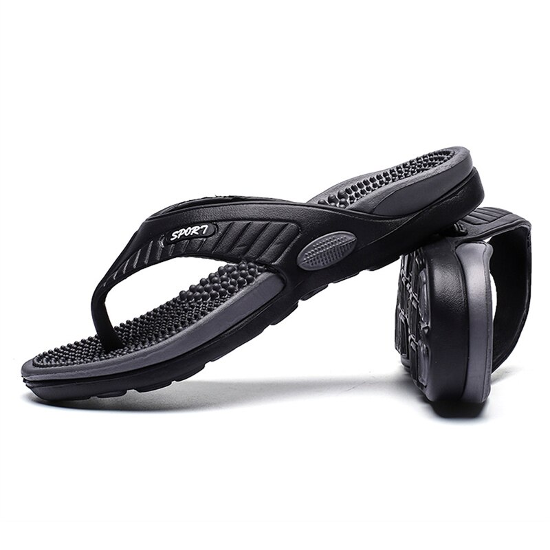 Casual Simple Men Beach Flip Flops Shoes Sandals Male Bath Slipper Casual Flat Shoes material comfortable A50