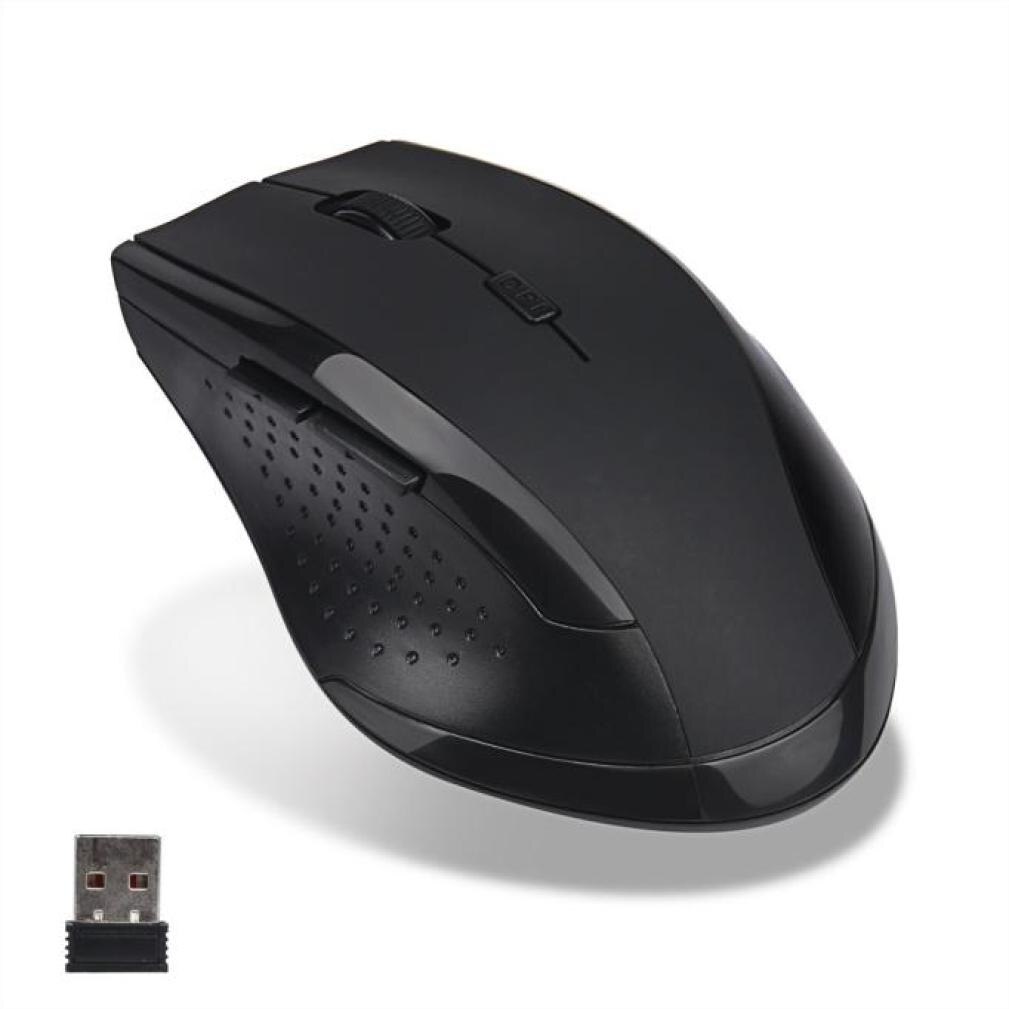 2.4GHz Wireless Dry Battery Gaming Mouse 6D USB Portable and weight light Optical 2000DPI Mice For Office Laptop Desktop PC: Default Title