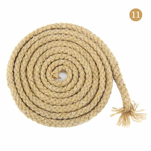 Corde torsadée écologique en coton, fil haute ténacité, pour bricolage, textile, artisanat , décoration de la maison, 4 5mm: Kaki 4 mètres