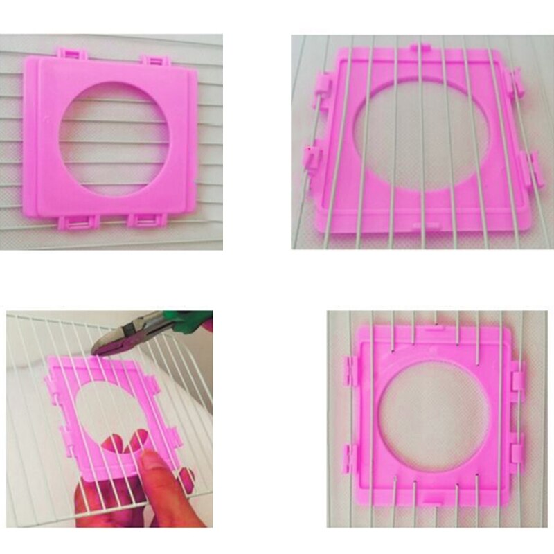 Small Hamster Cage Fittings External Pipe Mouth Baffle Hamsters Toy Cages Tunnel Port Outside Plate