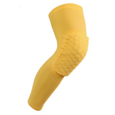 Knieschützer schutzfolie für Atmungs Basketball Basketball Schießen motorrad Sport Sicherheit für Ski Snowboard Kniepolster: Gelb / L