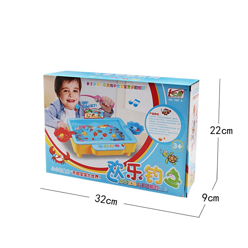 Kinderen Jongen Meisje Vissen Speelgoed Set Pak Magnetische Play Water Baby Speelgoed Vis Vierkante Voor Kids