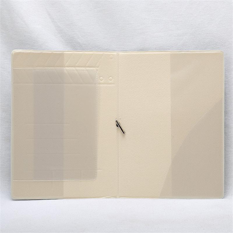 Nero-e-bianco Pellicola batacchio Del Passaporto Coperture di Cuoio dell'UNITÀ di elaborazione della Carta di IDENTIFICAZIONE Della Carta di Credito Sacchetto Del supporto Del Passaporto Del Passaporto Portafogli passaporto caso