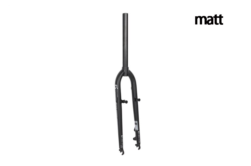 Fourche avant en acier DARKROCK CM-3 cr-mo de 26 pouces, avec freins à disque de 28.6mm et v-brake, pièces de vélos de montagne: MATT black