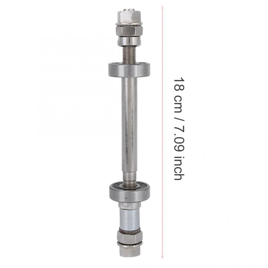 Ultralight 14CM 18CM Bicycle Wheel Hub Axle Front Rear 6000 Bearing Solid Shaft Bicycle Front/rear Axle Lever Bike Repair Tool