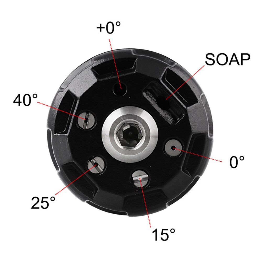 6 in 1 Hochdruck Waschanlage Düse schnell anschließen Tipps für Auto Waschen 1/4 zoll Wasser Spalte sprühen Dusche Fan Auto Reinigung Zubehör