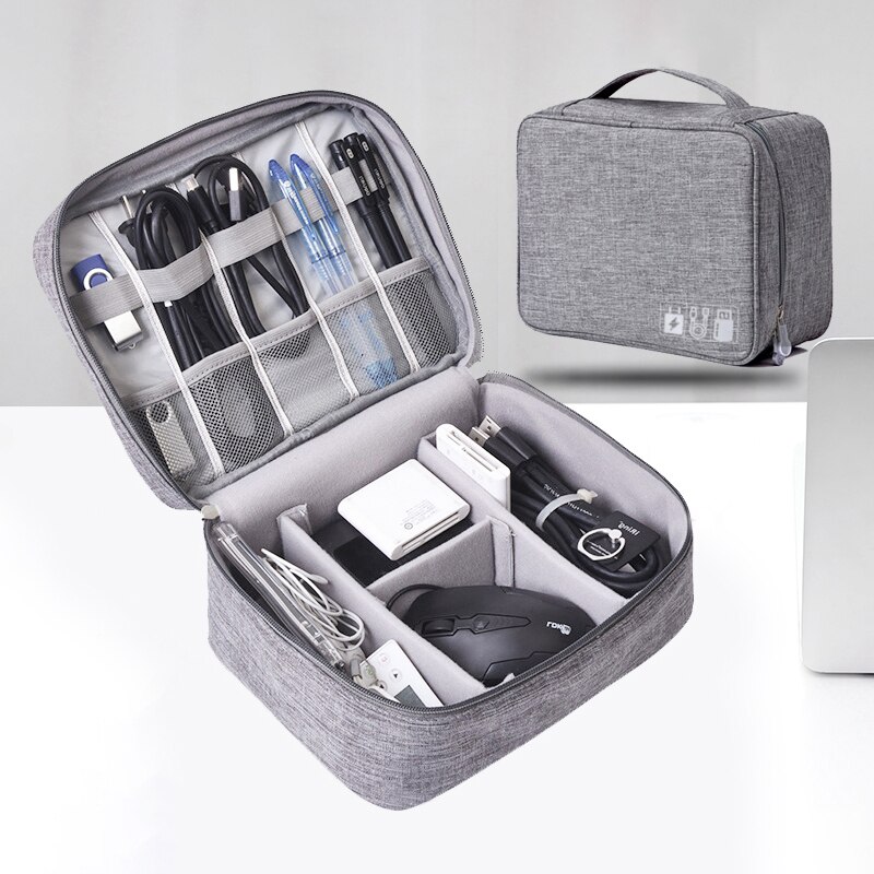 Reise Kabel Tasche Kosmetik machen-hoch Veranstalter Draht Ladegerät Elektronische Spielereien fallen Toilettenartikel Bausatz Schlecht Lagerung Zubehör Artikel