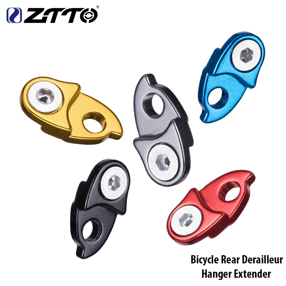 ZTTO Suspensión de cambio trasero de bicicleta, extensor de aluminio, marco de ciclismo de montaña, engranaje, piezas de gancho trasero