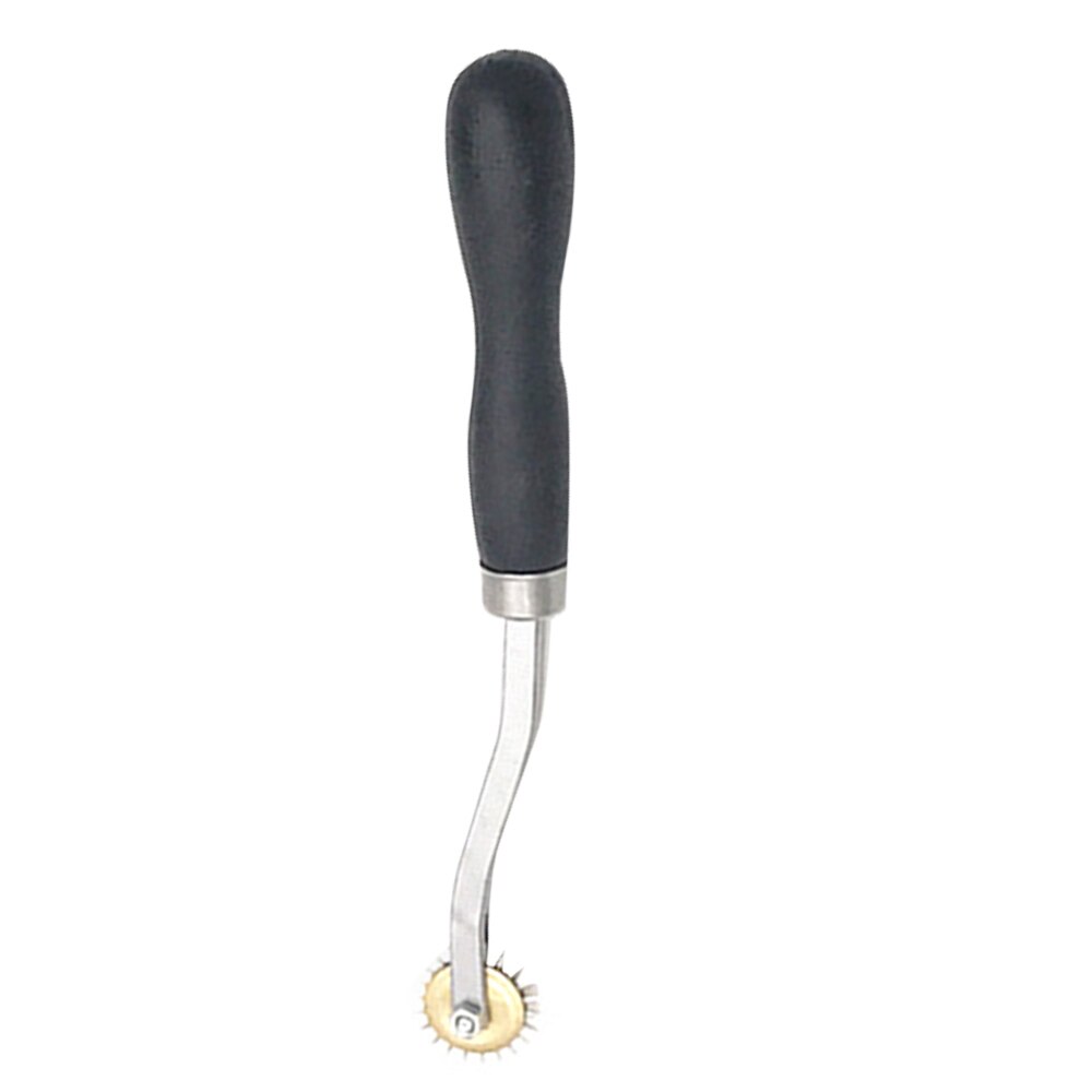 DIY Overstitch Wheel Leather Stitch Spacing Paper Perforating Tool Roulette 4mm Leather Cloth Wheel Paper Craft Tool