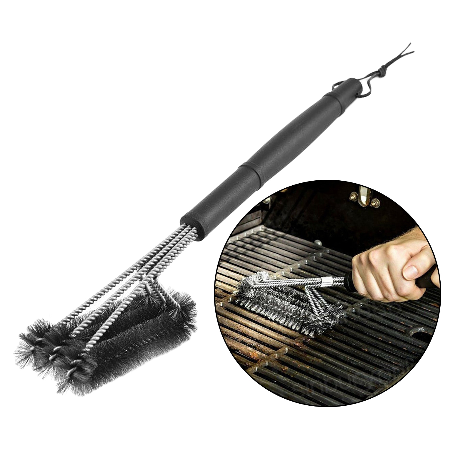 Bbq Grill Borstel Barbecue Rooster Cleaner Rvs Voor Rack Brander