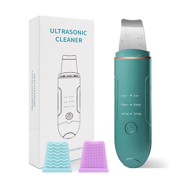 Ultrasonic Skin Scrubber Black Dot Remover USB Blackhead Remover Pore Vacuum Skin Care Acne Pore Cleaner clove removers: White