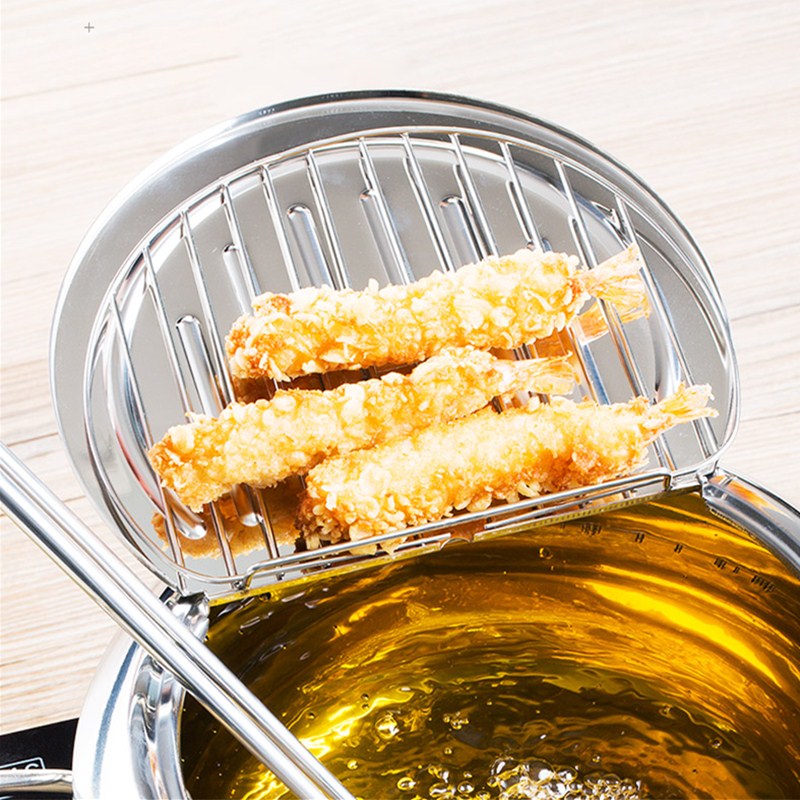 Mamma Hand Keuken Frituren Pot Thermometre Tempura Friteuse Pan Temperatuurregeling Gebakken Kip Pot Koken Gereedschap