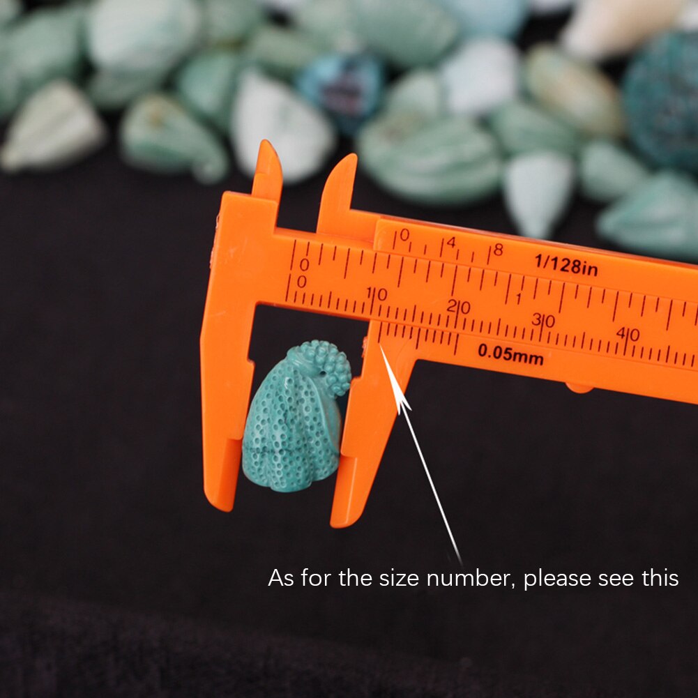 0-80MM Diameter Carpentry Mini Measuring Tool Ruler Portable Vernier Caliper Double Scale Gauge Sliding Student Office Depth: Orange