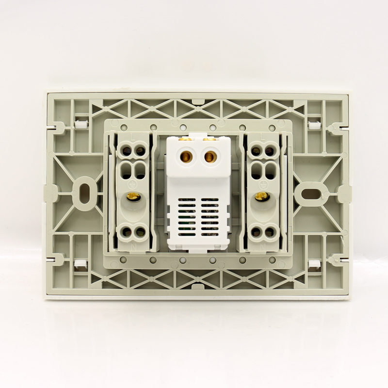 Usb Stopcontact Plug Dubbele Italiaanse/Chili Socket met Usb 1000mA USB Charger Poort voor Mobiele 118mm * 80mm