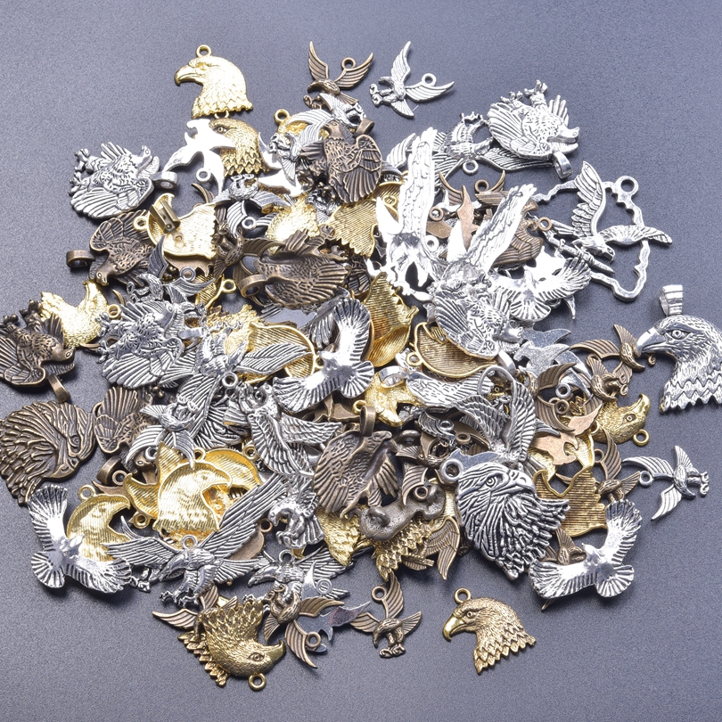 30 Uds. De dijes de animales de nota musical de avión de Metal de colores mezclados para fabricación de joyas, suministros DIY, pendientes, pulseras, accesorios, colgantes
