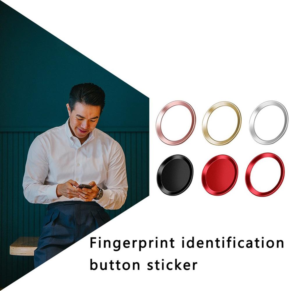 Vingerafdruk Unlock Touch Key Id Home Button Ultra Slim Stickers Protectors Toetsenbord Keycaps Voor Se 7 7Plus