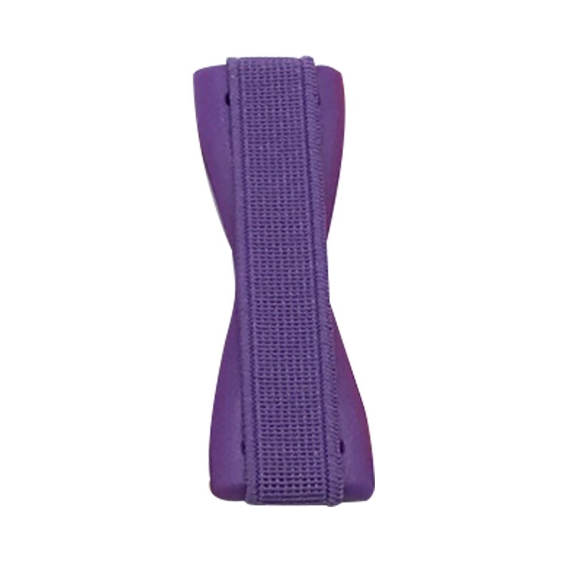 B0KA Finger Elastic Strap Phone Holder Ultra Thin Anti-Slip Cell Phone Grips Band Holder for Back of Phone Mini-Tablets: Purple