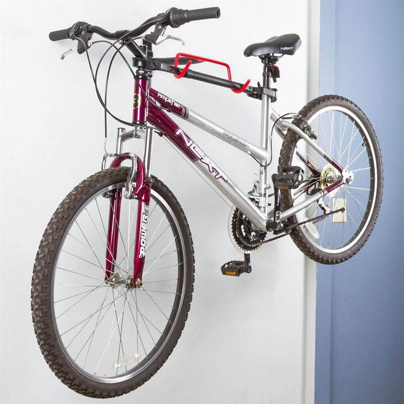 Bicycle Storage Rack Wall Mounted Bike Hanger Hook Solid Steel Bicycle Wall Hanging Hook Heavy Duty Bicycle Racks Fold Down