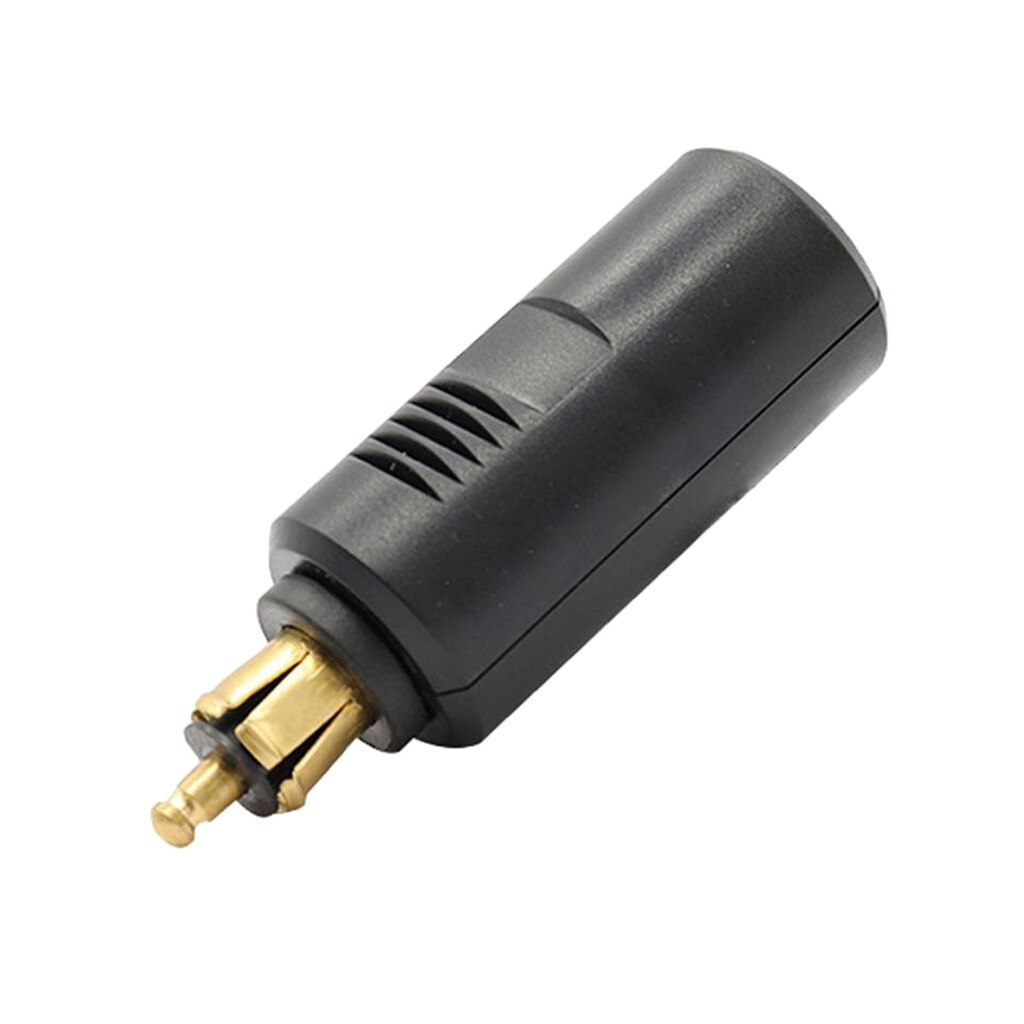 Black Small Socket to Cigarette Lighter Converter Adaptor for BMW EU