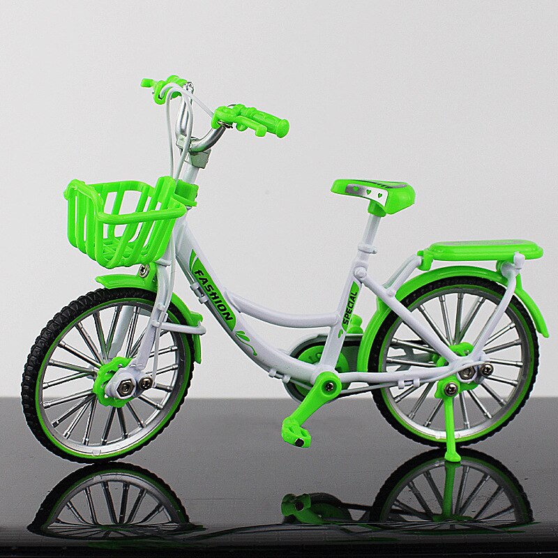 Mini 1:10 Model Legering Fiets Speelgoed Vinger Mountainbike Pocket Diecast Simulatie Metalen Racing Collectie Speelgoed Voor Kinderen Yjn: City Green