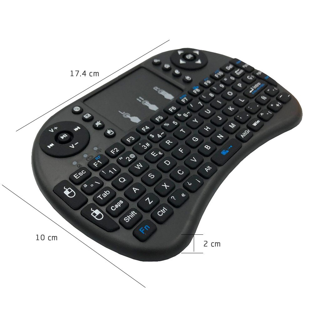 7 color backlit i8 Mini Wireless Keyboard 2.4ghz Spanish 3 colour Air Mouse with Touchpad Remote Control Android TV Box
