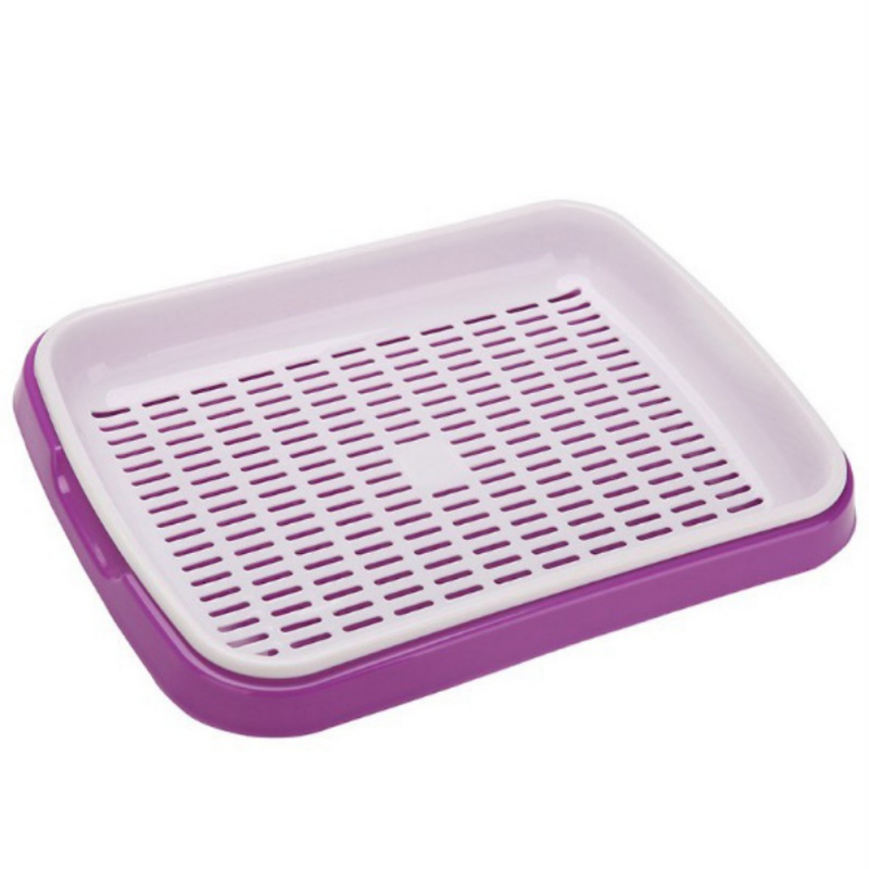 Nursery Pots Vegetable Plant Plastic Nursery Trays 1pc Seedling Tray Sprout Plate Plastic Nursery Tray: Purple