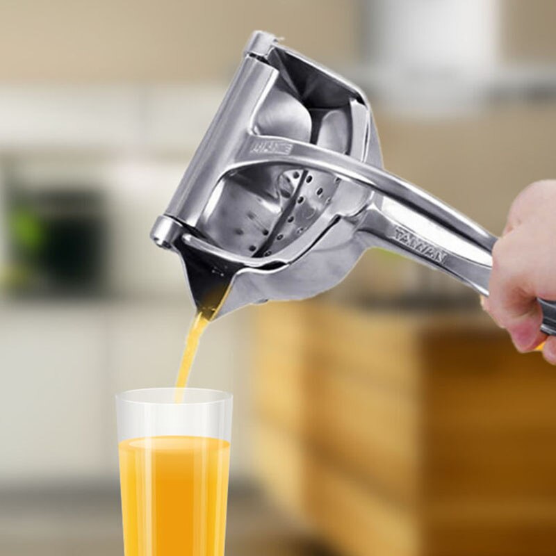 Manual Stainless Steel Citrus Juicer - Small Hand Press For Lemons, Oranges, Limes With Pulp Filter - View #9