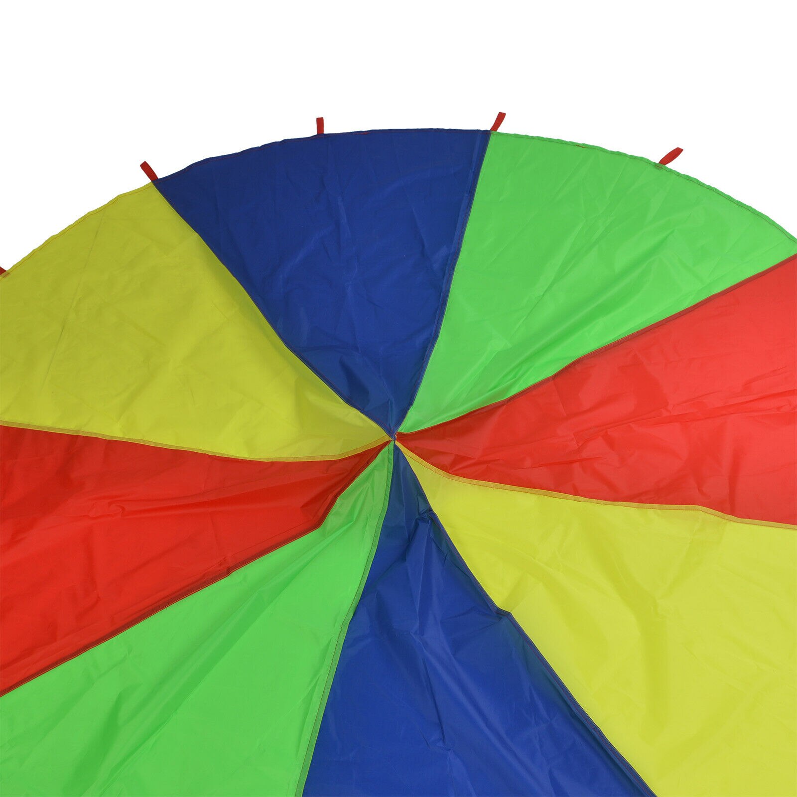 2M/3M Diameter Outdoor Rainbow Umbrella Parachute Toy Jump-Sack Ballute Play Teamwork Game Toy For Kids