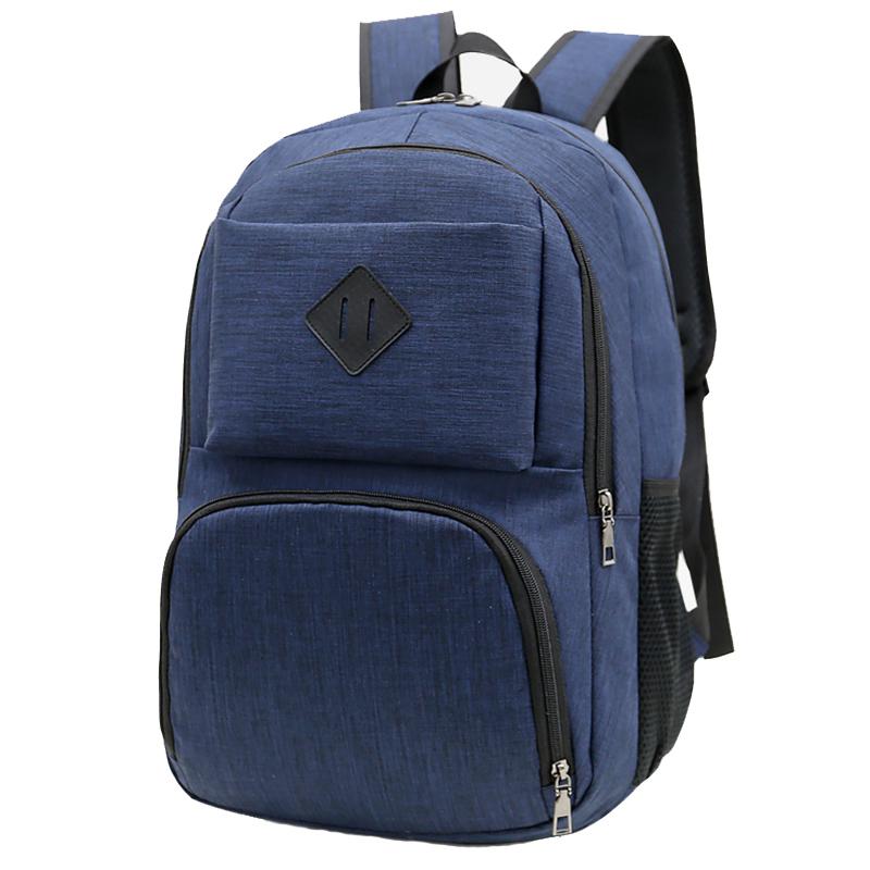 Mochila Oxford a la para mujer, mochila de gran capacidad, mochila de viaje, mochila de Color sólido, mochila para portátil, mochila: Blue