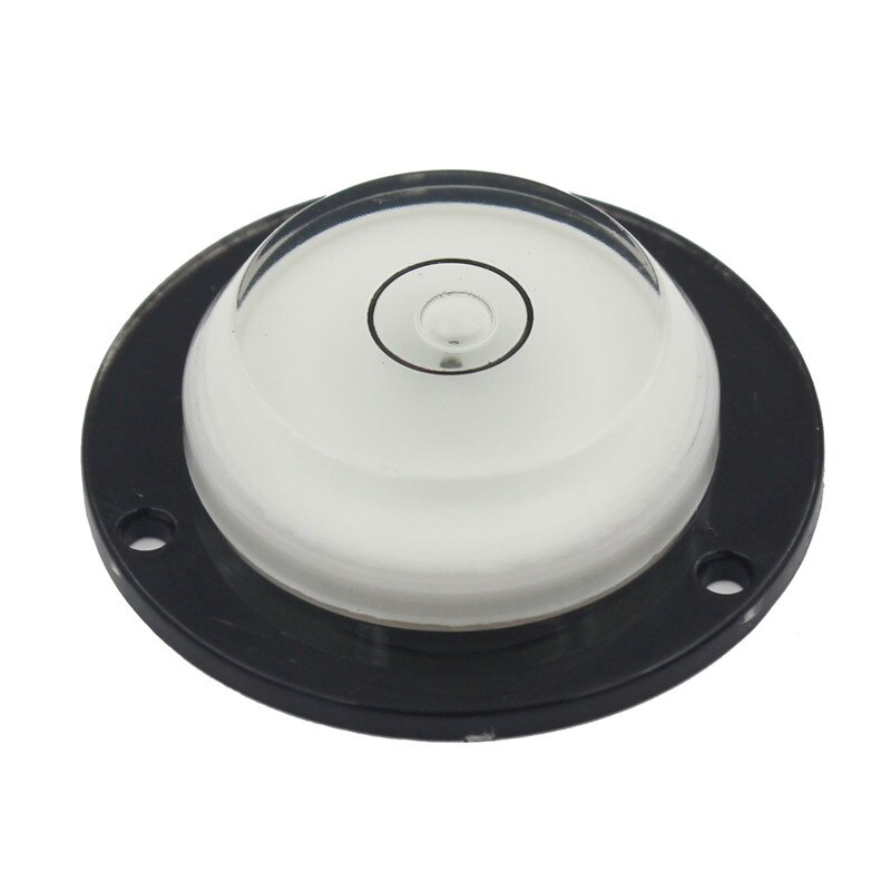 HACCURY Mini spirit level bubble levels burbuja nivel spirit level bubble with base and Mounting Holes 43x11mm: black