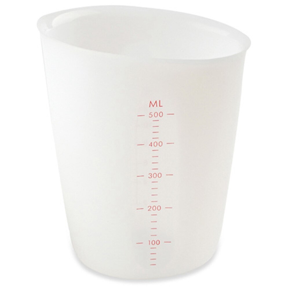 500Ml Silicone Measuring Cup Flexible Chocolate Butter Flour Measuring Cups Kitchen Measuring Cup Beaker Baking: Default Title