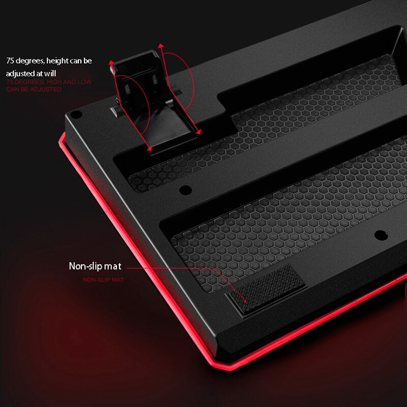 K13 Gaming Wired Keyboard Mouse Set Mute Button RGB Backlight Mechanical Keyboard for Pc Laptop