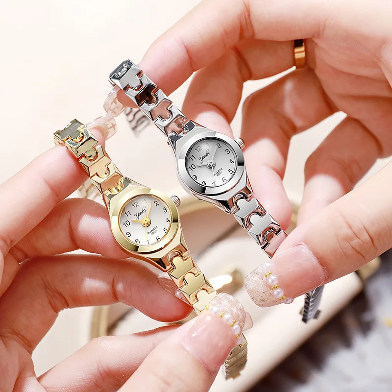 Elegante Frauen Uhren Rose Gold Luxus Stahlband Armbinde Damen Armbanduhren Weibliche Uhr Relogio Feminino Reloj Mujer