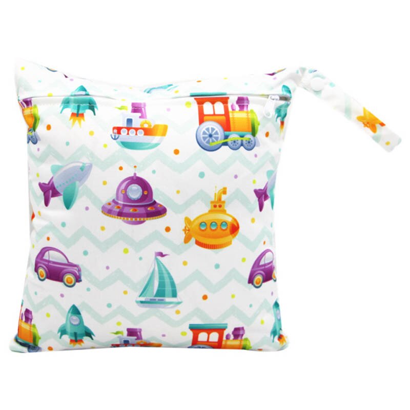 Warmom Mutter Windel Tasche für Baby Mehrweg Tuch Windel nass Tasche Kleinkind Tragbare Wasserdichte Kinderwagen Trockenen Eimer Tasche 28*30cm: 133