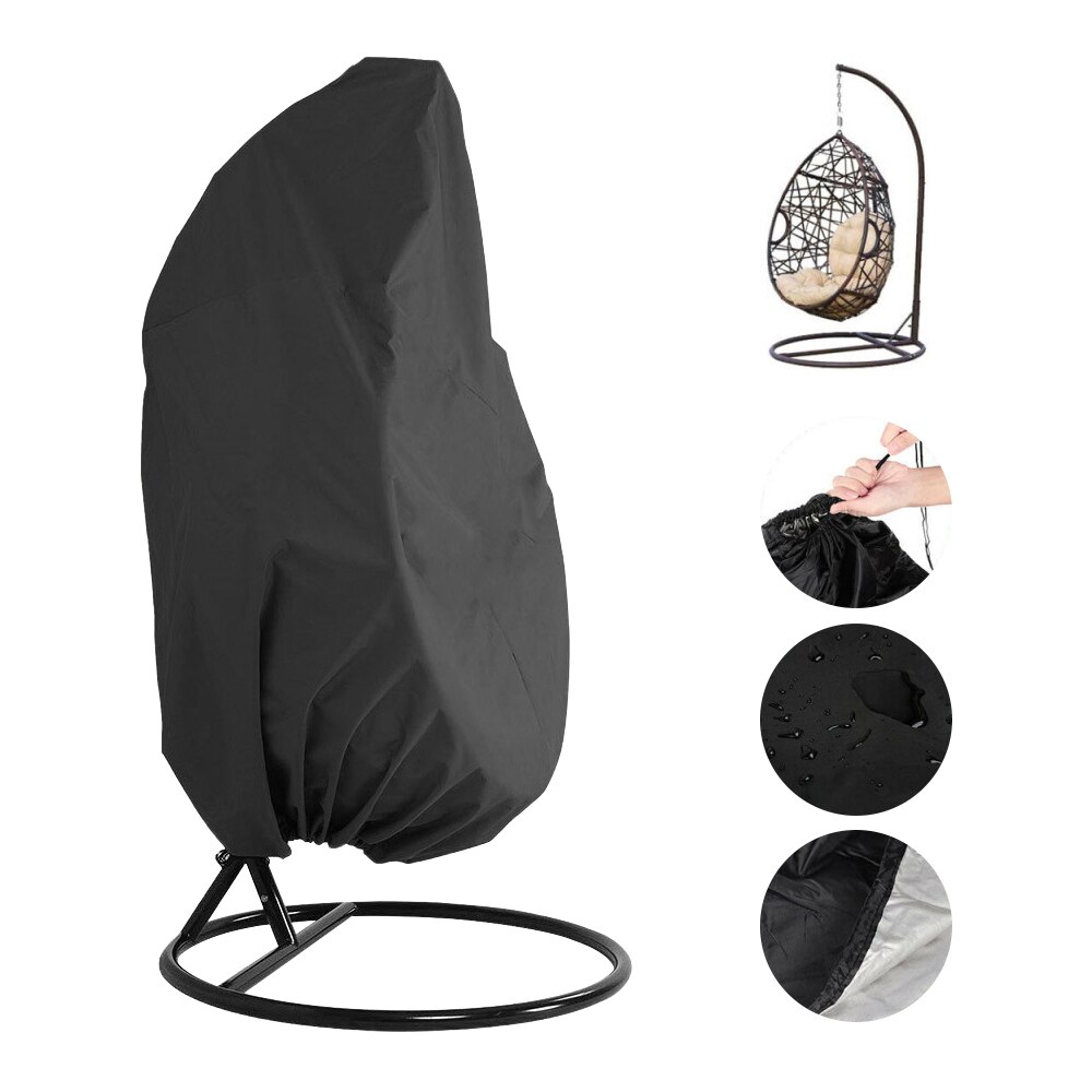 Outdoor Hanging Hammock Swing Chair Stand Seat Cover Patio Garden Chair Cover Waterproof Leisure Swing Chair Protactor Cover