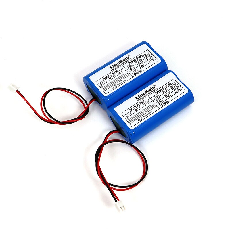 7,4 v 18650 lithium batteries 2s 2,6 ah 3ah fishing led light bluetooth speaker 8,4 v emergency diy batteries with pcb