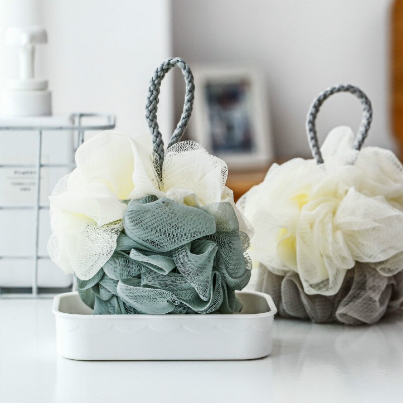 1 Pc Three Colors Bath Ball Bath Site Bathtubs Cool Flower Bath Towel Body Cleaning Mesh Shower Wash Sponge Brush