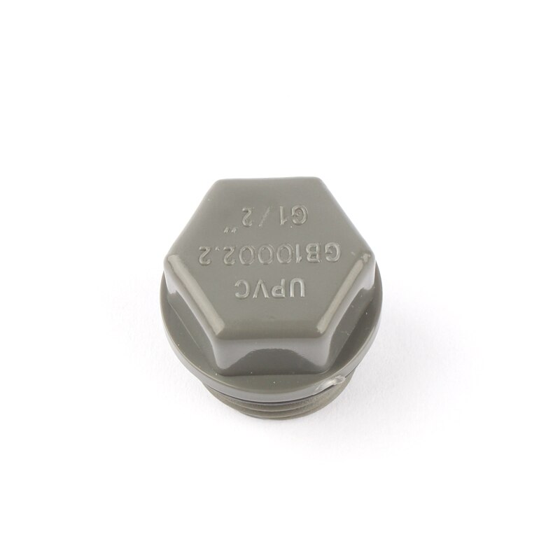 10 st nuonuowell pvc 1/2 " hangänga plugg sexkant ändlock slang ändkoppling tätande rör akvarium stopp vatten adapter