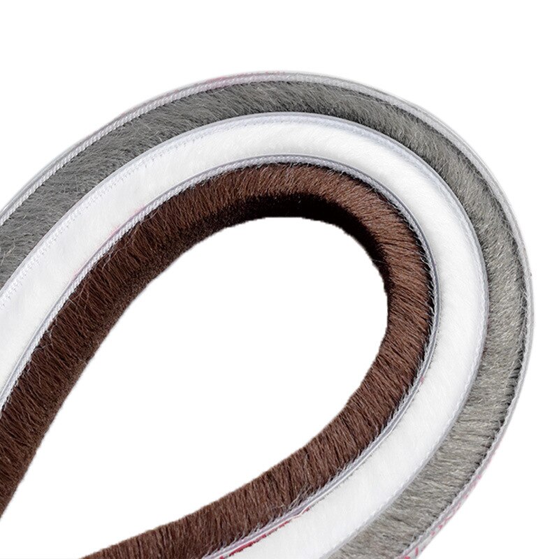 1 Meter Zelfklevende Afdichting Wind-Proof Borstel Strip Voor Thuis Deur Raam Geluidsisolatie Strip Pakking