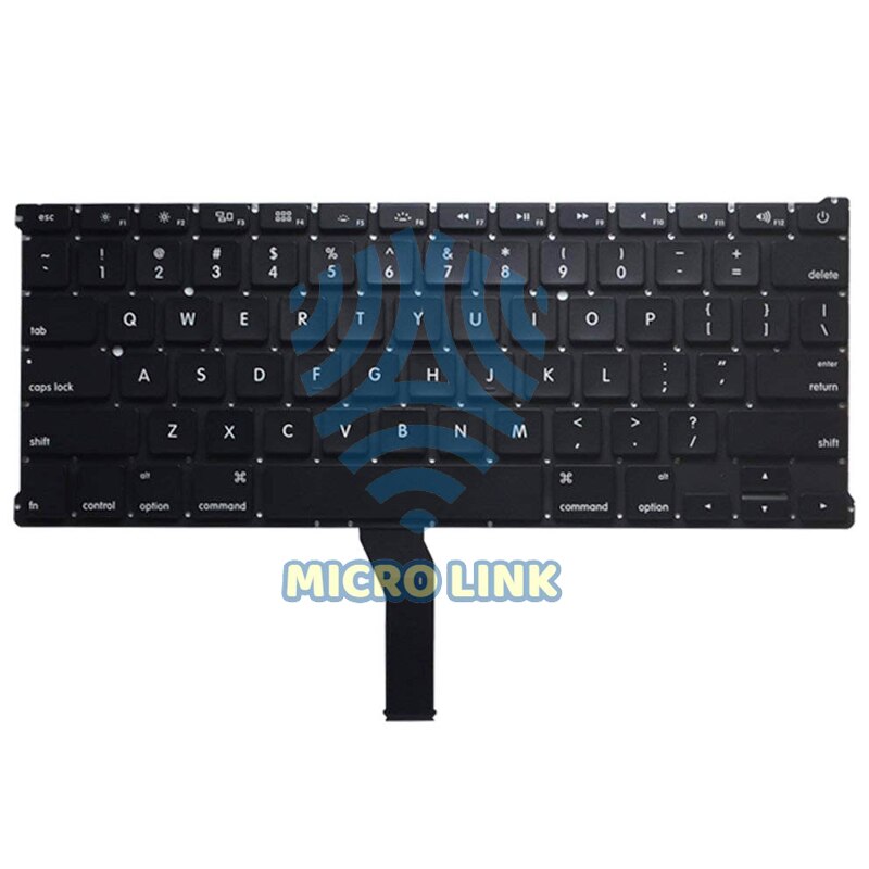 Laptop Keyboard for Macbook Air 13" A1369 A1466 US USA English keyboard with Backlight Year